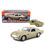 Motor Max Koleksiyon 1 / 24 Ölçek Aston Martin DB5 Bej Model Metal Araba