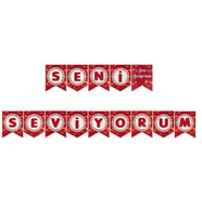 Seni Seviyorum Banner Afiş Set