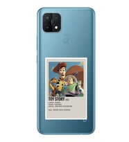 Oppo A15 / A15S Uyumlu Toy Story Minimalist Poster Desenli Şeffaf Telefon Kılıfı