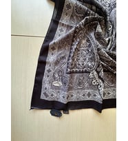 Miss İpek Life Zarif Paisley Desenli İpeksi Şal 70 x 180 (Lila)
