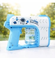 Bubble Blaster Işıklı ve Müzikli Çift Başlıklı Köpük Tabancası Double Head Bubble Gun (Mavi)