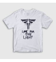 Presmono Unisex Çocuk Beyaz Look For The Light The Last Of Us T-Shirt 522869tt (Beyaz)