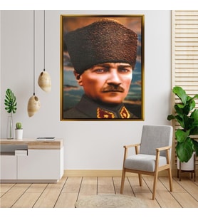 ÇERÇEVELİ ATATÜRK TABLO S52