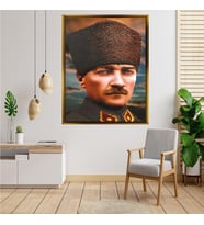 ÇERÇEVELİ ATATÜRK TABLO S52