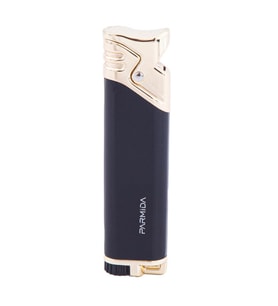 Tek Torch Pürmüz Siyah-Gold Puro Çakmağı - TR6002