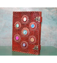 Taşlı Deri Defter Ksk3156