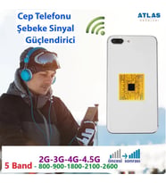 ATLAS TELEFON SİNYAL GÜÇLENDİRME ANTENİ - TÜM TELEFONLARA UYUMLUDUR