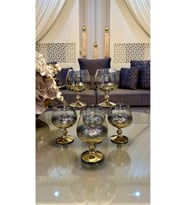 Titanyum Kristal Su Bardağı 250 cc, Modern ve Şık Tasarım