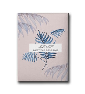 Meet The Best Time Canvas Tablo MİND296