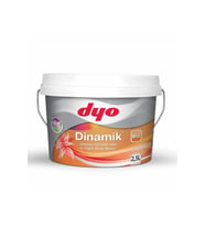 Dyo Dinamik Silikonlu Silinebilir Mat 2.5 Lt Iç Cephe Boyası Beyaz