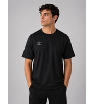 UMBRO Season Erkek Siyah Pamuklu Spor Tişört NF0150