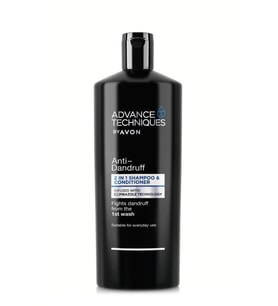 Avon Advance Techniques Kepek Önleyici 2'si 1 Arada Şampuan ve Saç Kremi 700 Ml.