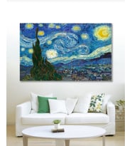 Van Gogh Yıldızlı Gece Duvar Kanvas Tablo