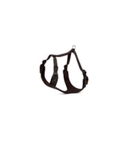 Doggie Havalı Dokumadan El Yapımı Köpek Göğüs Tasması L-2x55-65cm - Black