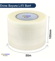 Yırtılmaya Karşı Dirençli, Yüksek Yapışma Gücü Enine Boyuna Lifli Bant 100mmx50mt