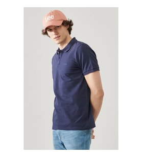 Lee Polo Yaka Erkek T-shirt (Lacivert)