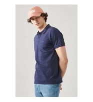 Lee Polo Yaka Erkek T-shirt (Lacivert)