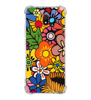 PrintiFy Xiaomi Redmi 8A Uyumlu Retro Color 2 Baskılı Şeffaf Köşe Korumalı Antişok Kılıf
