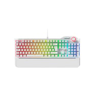Rampage Hydra R6 Full Color RGB LED Gaming Pro Red Switch Mekanik Klavye - Beyaz