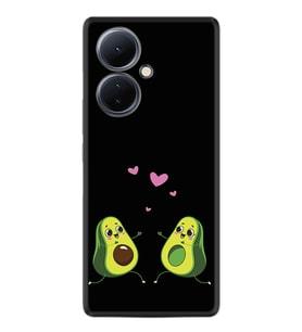 Vivo V29 Lite Kılıf Silikon Desen Özel Seri Aşık Avokadolar 1642