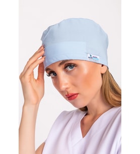 Düz Bebe Mavi Doktor Hemşire Aşçı Bone