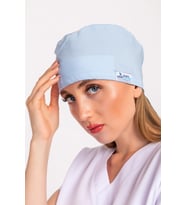 Düz Bebe Mavi Doktor Hemşire Aşçı Bone