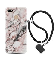 General Mobile GM8 Go GM9 GM20 Pro Plus Kılıf Boyun Askılı Silikon Colorfull Marble 2 1389
