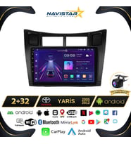 Toyota Yaris 2005-2012 Model 2+64GB Android 13 Kablosuz Carplay Navigasyon Multimedya Sistemi