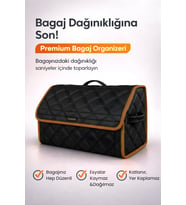 Bagaj Çantası Oto Bagaj Organizer Çift Kat Deri Su Geçirmez Kaymaz Katlanır Araç Düzenleyici