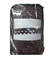 Çamaşır Lastiği Dantelli 1 Cm 1 Metre Kahverengi