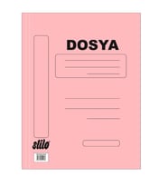 Stilo Tam Kapak Pembe Dosya Lüks - 6 adet