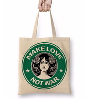 Make Love Not War 01 Bez Çanta Uzun Saplı