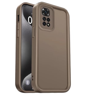 Redmi 10 2022 Kılıf Viera Silikon - Kahverengi