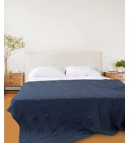 Koza Home Trenza İndigo Çift Kişilik Battaniye 200x220 15040