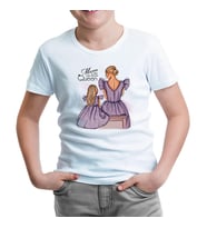 Above Queen Anneler Günü Beyaz Çocuk Tshirt