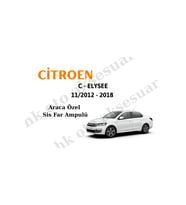 Citoren C - ELYSEE 11/2012 - 2018 Araca Özel Sis Far Ampulü h11