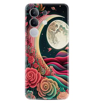 Vivo Y29 Kılıf Boutique Baskılı Resimli Platonik Ay Pcode -073