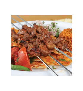 10'lu Düz Şiş Ciğer Kebap Şişi Kuşbaşı Şişi ( kare)