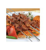 10'lu Düz Şiş Ciğer Kebap Şişi Kuşbaşı Şişi ( kare)