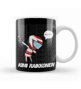 Kimi Raikkonen Dabbing Kupa Bardak Porselen
