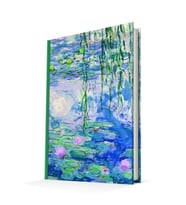 DEFFTER ART OF WORLD /WATERLILIES MONET 14X20 SERT KAPAK ÇİZGİLİ DEFTER 96YP.