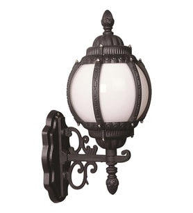 AVONNI BAP-68203-BSY-M1-OP Siyah Boyalı Dış Mekan Aydınlatma E27 ABS Akrilik Cam 29x26cm