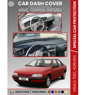 PEUGEOT 405 (1987-1992) Torpido Örtüsü Ön Panel Koruma Tam Uyum UV Koruma Kaymaz Kolay Montaj