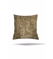 Çizgi Desen Batik Gizli Fermuarlı Yastık Kılıfı Kırlent Kılıfı Koltuk Yastık Kılıfı (Bej)