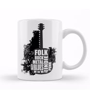 Guitar And Styles Kupa Bardak Porselen