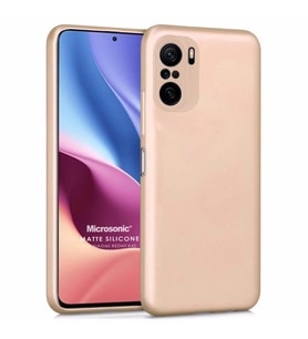 Microsonic Matte Silicone Xiaomi Mi 11i Kılıf Gold