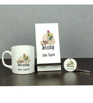 Arkeolog Üçlü Set (Kupa + Telefon Standı + Anahtarlık) 001