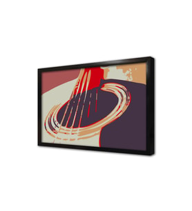 Gitar Çerçeveli Mdf Tablo