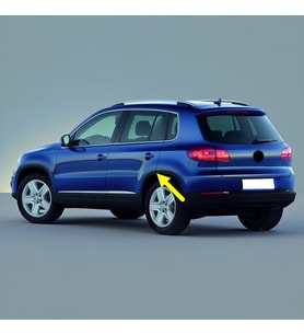 VW Tiguan 2012-2015 Sol Arka Çamurluk Ağzı Plastik Dodik 5N0854819C