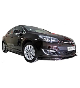 Opel Astra J HB - Sedan Uyumlu (2013-2015) Makyajlı Ön Tampon Altı Lip (Plastik)